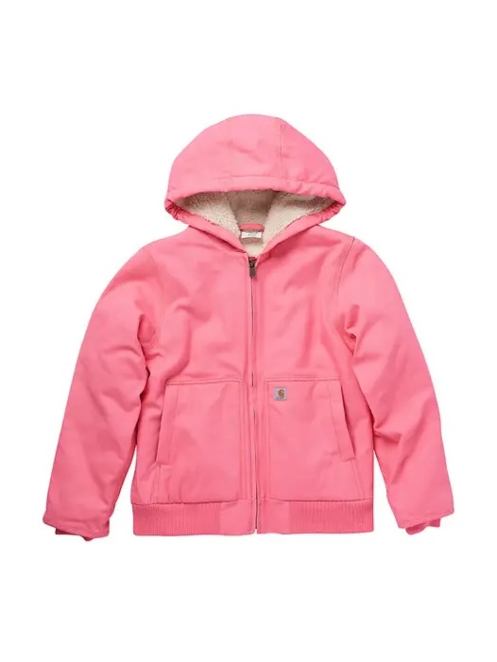 Carhartt 2T Pink Sherpa Lined Hooded Jacket Coat 🎀